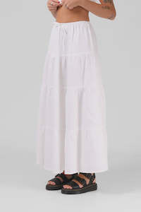 Womenswear: RPM MFG CO. Ruby Maxi Skirt White