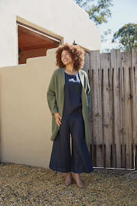 Eb & Ive Studio Crop Pant Navy