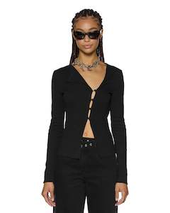 Womenswear: Ksubi Rework LS Top Black