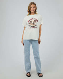 All About Eve Wanderlust Oversized Tee Vintage White