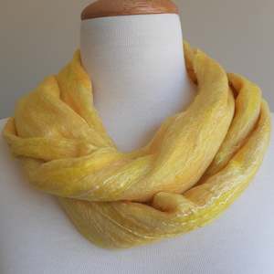 Merino Felted Scarf - Citrus