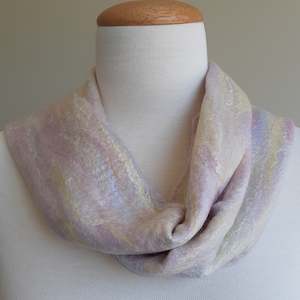 Merino Felted Scarf - Sorbet