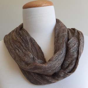 Merino Felted Scarf - Spice