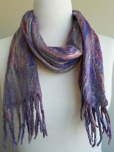 Merino Felted Scarf - Gemstone