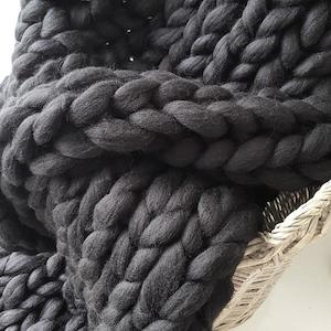 Super Chunky Wool - Liquorice (Black)