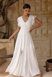 Clothing: Rosanna dress in Off white