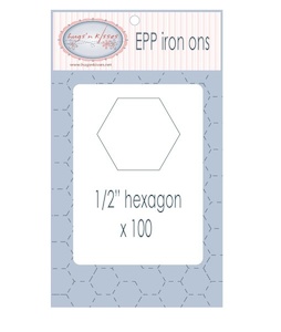 Hexies (various sizes) EPP Iron-ons - Katipatch Patchwork & Quilting Boutique