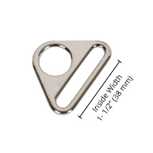 Nickel Triangle Ring 1½" - Katipatch Patchwork & Quilting Boutique