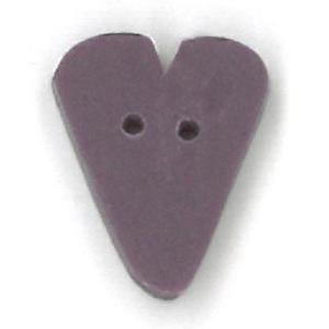 Dark Lilac Heart Button - Katipatch Patchwork & Quilting Boutique