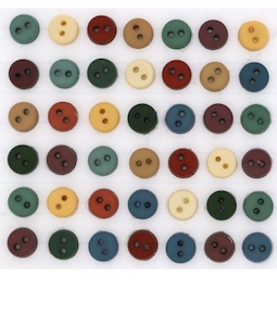 Dress It Up Buttons Tiny Country - Katipatch Patchwork & Quilting Boutique