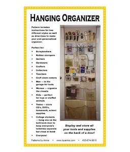 Hanging Organizer Pattern - Katipatch Patchwork & Quilting Boutique