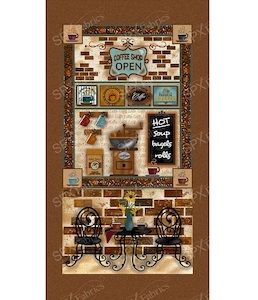 Caffe Latte Panel - Katipatch Patchwork & Quilting Boutique