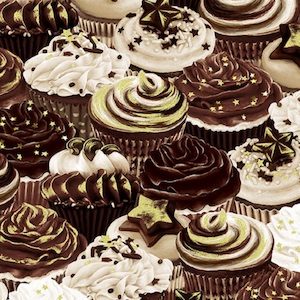 Chocolicious - Cupcakes - Katipatch Patchwork & Quilting Boutique