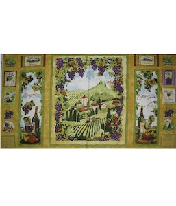 Country Vineyard Panel - Katipatch Patchwork & Quilting Boutique