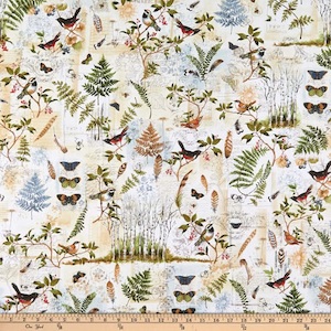 Forest Study - Birds & Butterflies - Katipatch Patchwork & Quilting Boutique