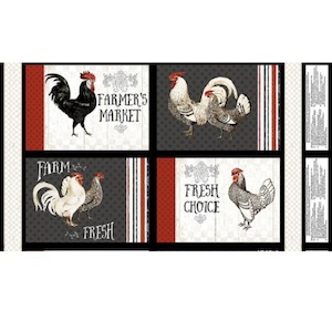 Free Range Fresh Panel - Katipatch Patchwork & Quilting Boutique