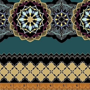 Grand Illusion - Border Print - Katipatch Patchwork & Quilting Boutique