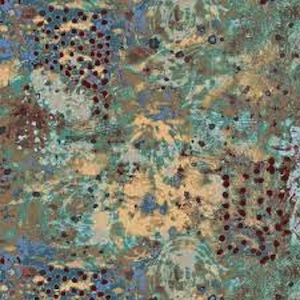 Fabrics textile: Spotted Graffiti Blue - Katipatch Patchwork & Quilting Boutique