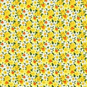 Fabrics textile: Summer Days - Daffodils - Katipatch Patchwork & Quilting Boutique