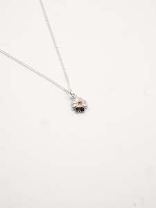 Cherry Blossom Necklace ~ Silver & Citrine