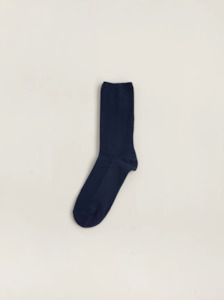 Household good wholesaling: Cotton Socks ~ Navy