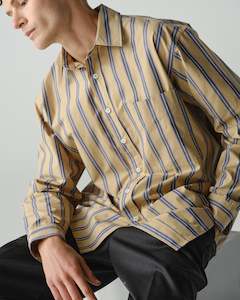 Household good wholesaling: Oversized Shirt ~ Sunshine Stripe