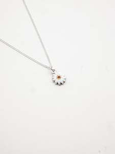 Dandelion Necklace ~ Silver & Citrine