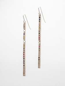 Household good wholesaling: Line Earrings ~ Confetti