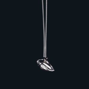 Tulip Shell Necklace ~ Silver