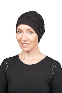 Black Eva Bamboo Beanie