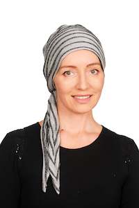 Sparkle Silver Wrap n Twist Hat