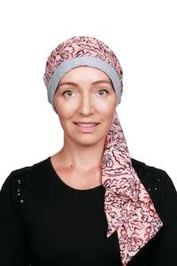 Zoe Pink Scarf Hat