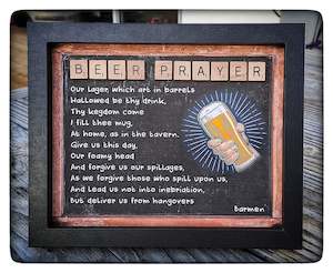 BEER PRAYER Wall Art