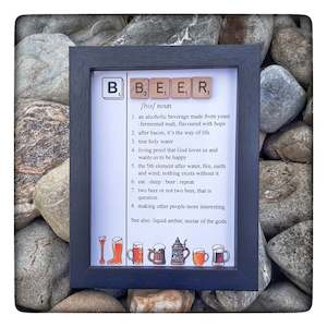 DICTIONARY BEER Frame