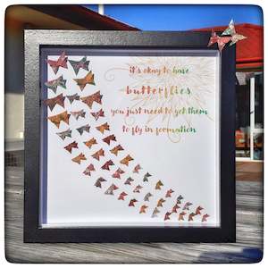 Feel Good Wall Art: FLY, FLY AWAY Frame