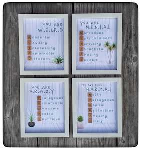 Humorous Wall Art: PERSONALITY Frame