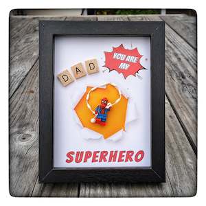 For Him: SUPERHERO DAD Frame