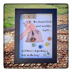 For Him: HOLE IN BAG DAD Frame