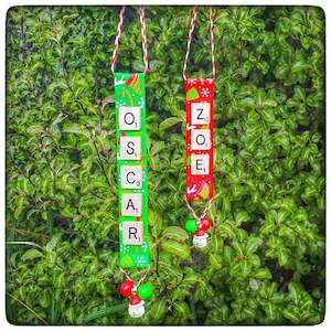 Other Stuff: CHRISTMAS DECORATIONS Personalised