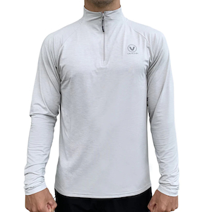 Clothing: Vaikobi UV Long Sleeve Zip Tech Top