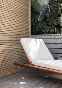 Furniture: Teak Sun Lounger