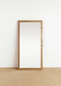 Furniture: Alfred Teak Mirror / Small / Natural