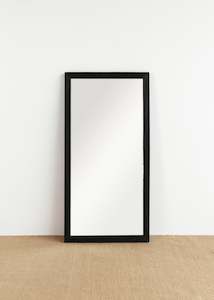 Furniture: Alfred Teak Mirror / Small / Black