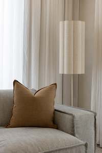 Talstone Linen Floor Lamp