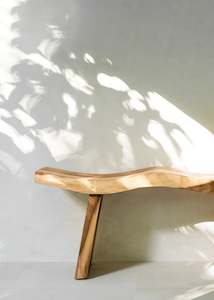 Wave Bench 115cm / Natural