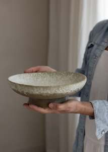 Furniture: Dusk Stoneware Raised Platter