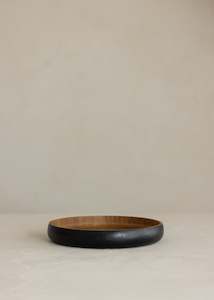 Furniture: Dual Teak Bowl / Low