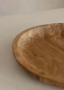 Furniture: Round Teak Tray / 40