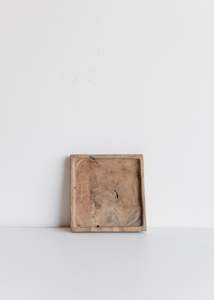 Rustic Square Wooden Tray / Small