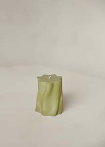 Lulu Pillar Candle / Dark Sage